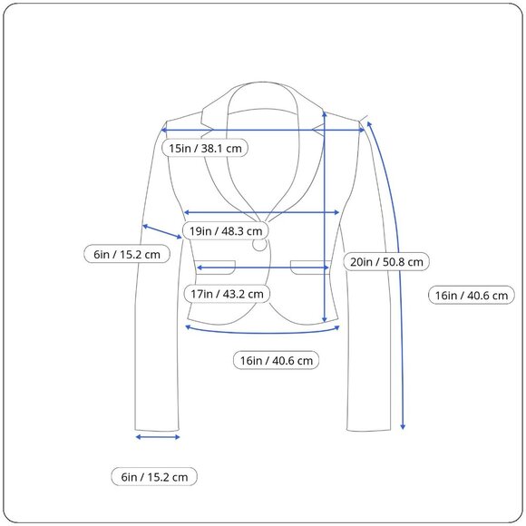 Etcetera 3/4 Sleeve Cropped Blazer Jacket With Fringe Trim & Button Front Size 8 - Picture 7 of 7